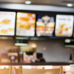 Blur image of fast food restaurant, use for defocused background Quick Service Restaurants