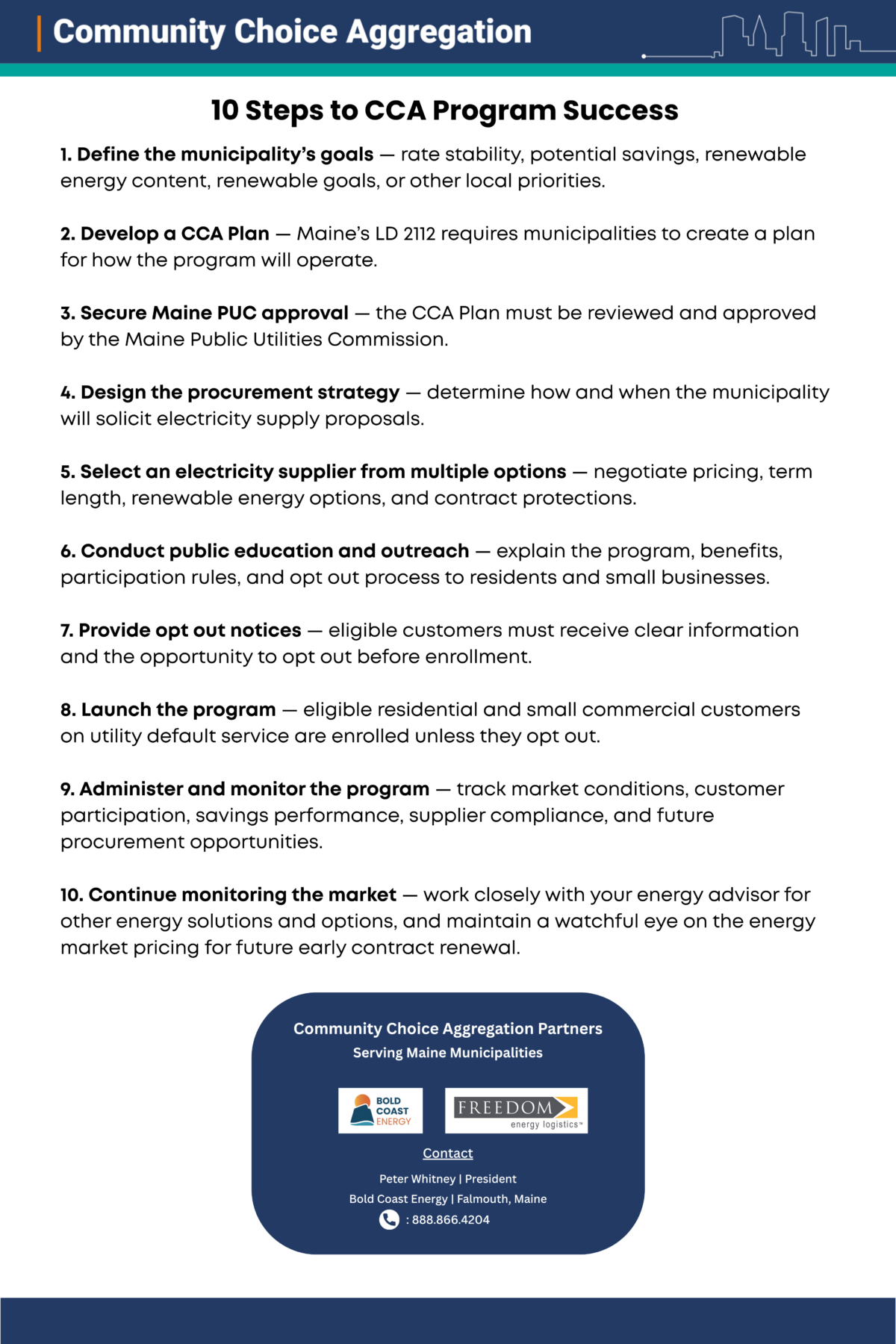 10 Steps to CCA program success poster (2)